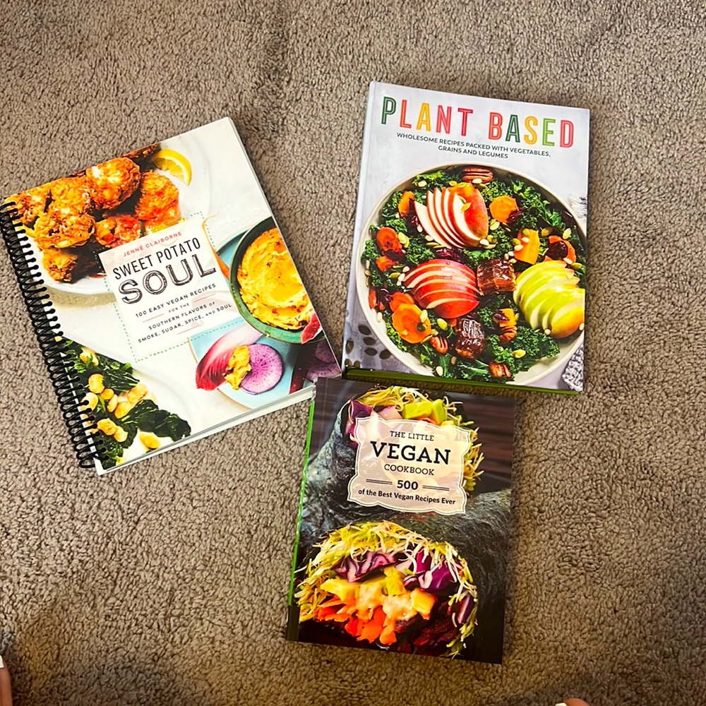3 PLANT BASED COOKBOOKS!